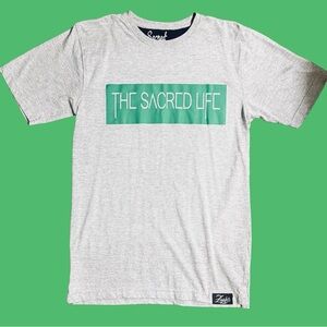 100% Cotton “Sacred Apparel” Graphic T-Shirt